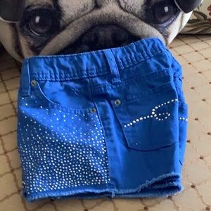 Justice premium shorts with rhinestones. Size 8R. Even has decorative bu…